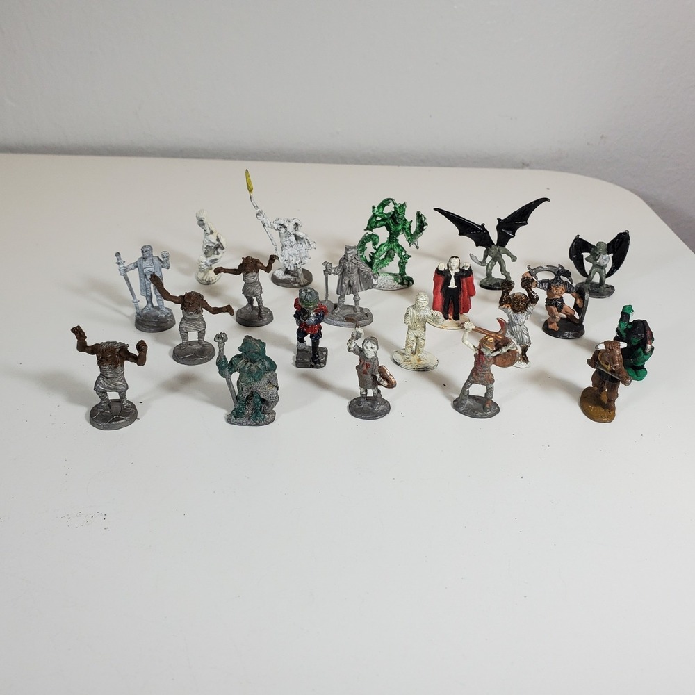 Mixed Monster Lot 20 Metal Miniatures Loose Dungeons & Dragons D&D Fantasy RPG